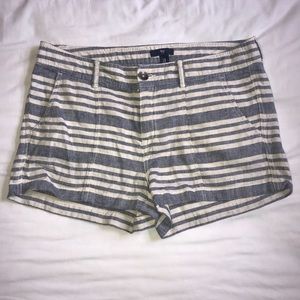 Gap Striped Linen Shorts